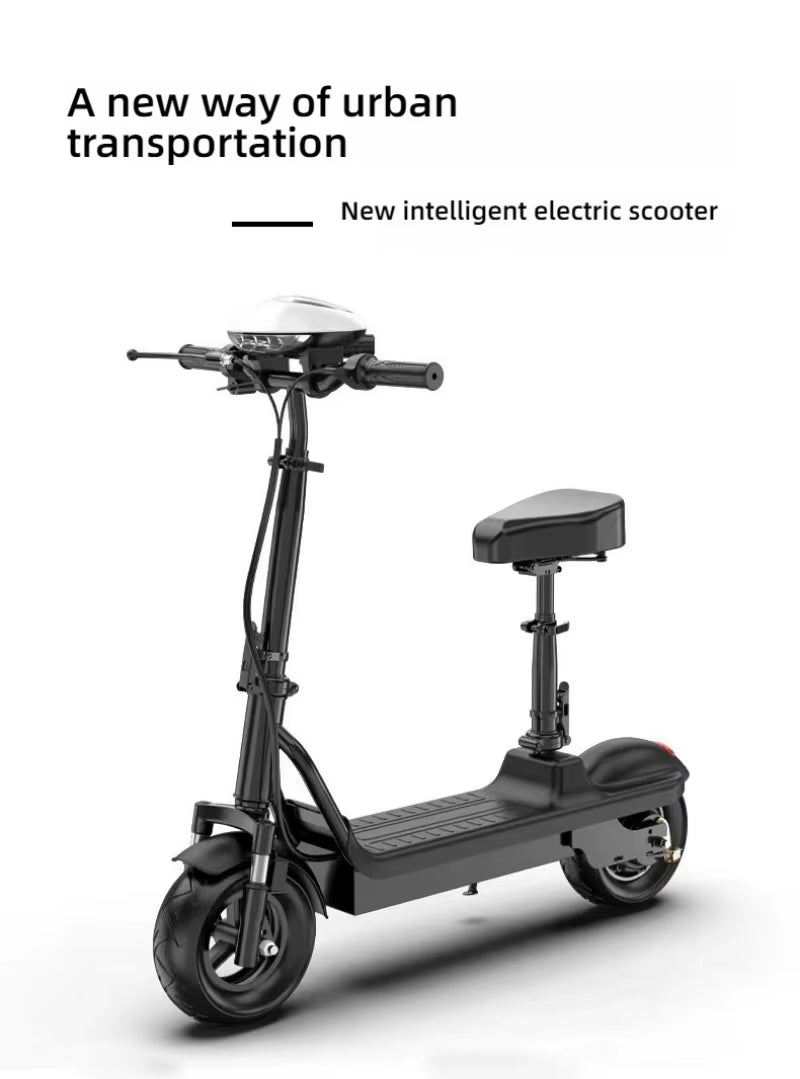 Driver'S Representative Folding Electric Bicycle Adult Portable Commuting Two Wheeled Electric Scooter Electric Dirt Bike