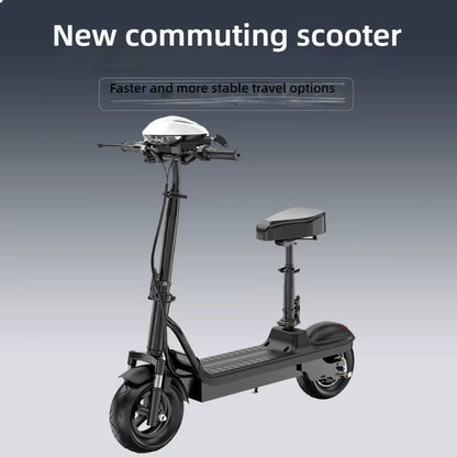 Driver'S Representative Folding Electric Bicycle Adult Portable Commuting Two Wheeled Electric Scooter Electric Dirt Bike